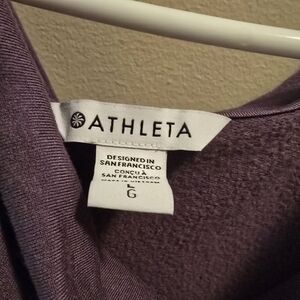 Athleta Deep Plum Pullover Hoodie